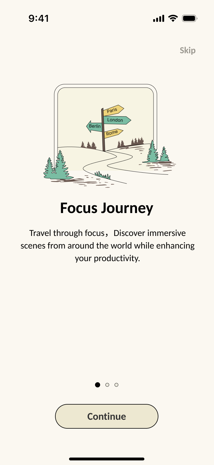 Focus Journey - Travel through focus and discover immersive scenes